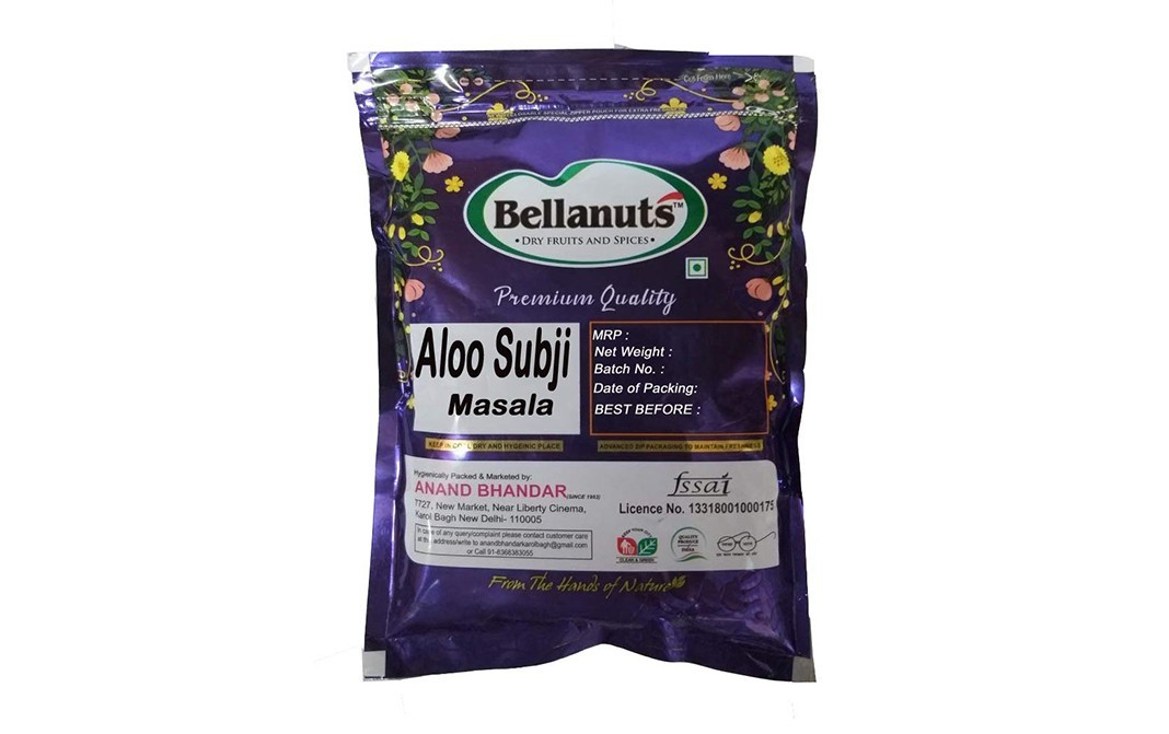 Bellanuts Aloo Subji Masala    Pack  500 grams